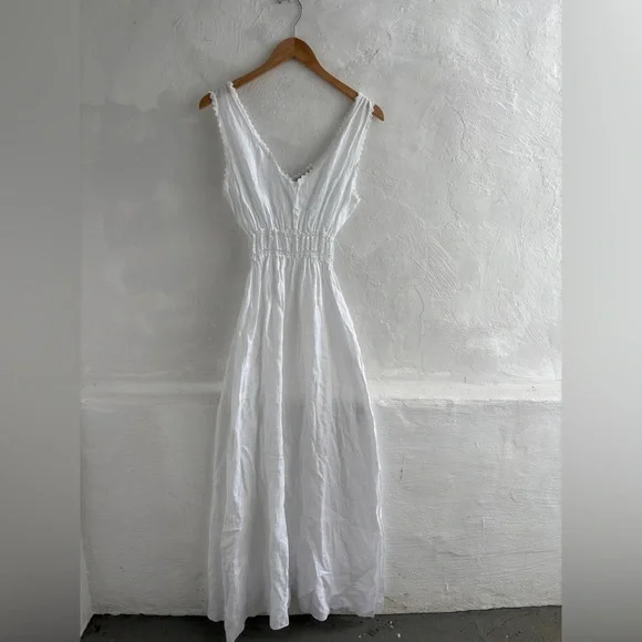 Italian 100% linen maxi dress - Picture 5 of 11